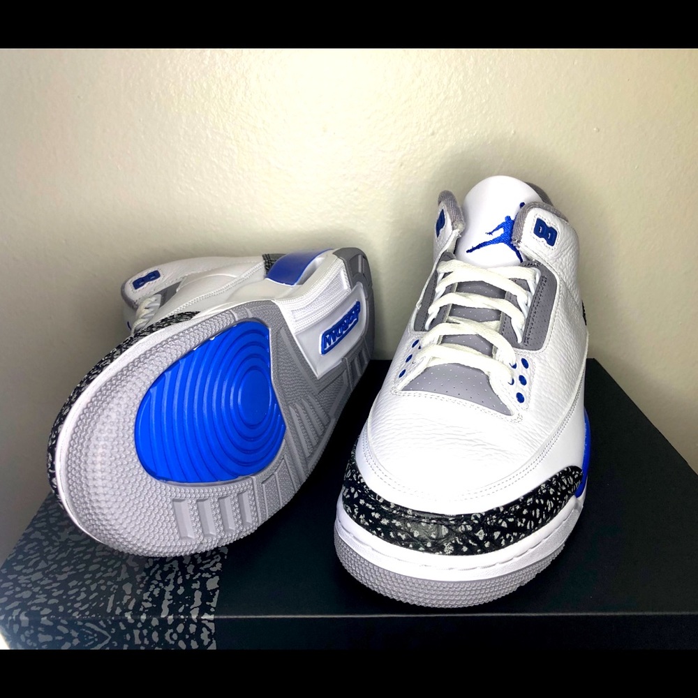 AIR JORDAN 3 Retro RACER BLUE SIZE10.5 GCT8532-145